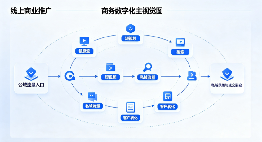 普定县线上商业推广怎么做？全域流量闭环搭建与低成本转化实战指南